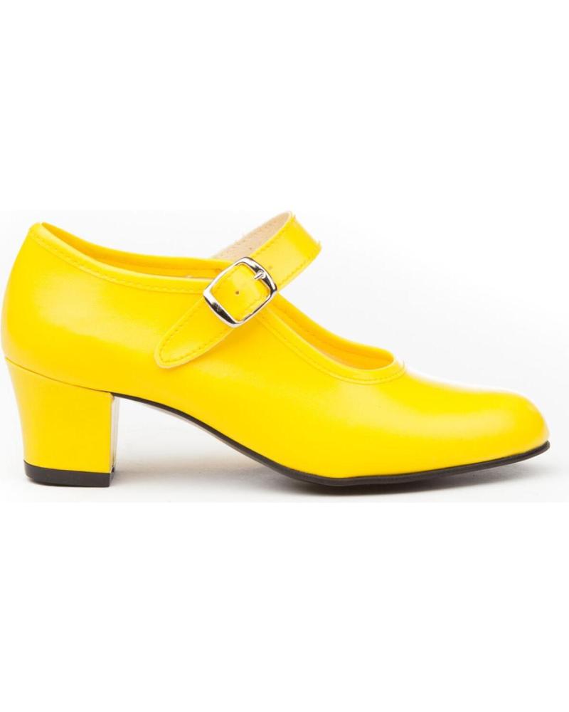 Shuhe ferse für Damen und Mädchen ANGELITOS ZAPATO FLAMENCA 302 AMARILLO