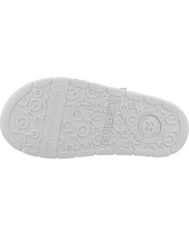 SANDÁLIAS PABLOSKY 066800P BRANCAS PARA MENINA BLANCO