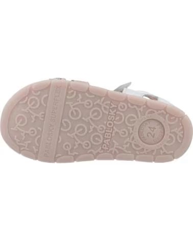 PABLOSKY Sandalias Zig en blanco para BLANCO