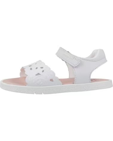 SANDÁLIAS PABLOSKY PARA MENINA MODELO 072800P EM BRANCO BLANCO