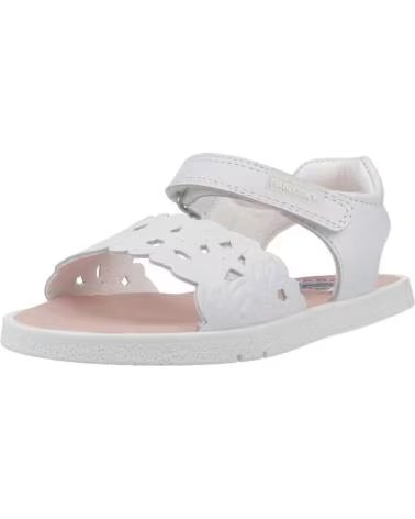 SANDÁLIAS PABLOSKY PARA MENINA MODELO 072800P EM BRANCO BLANCO
