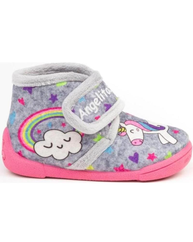 Hausschuhe-De-Niña-ANGELITOS-PANTUFLA-INFANTIL-UNICORNIO-138-GRIS
