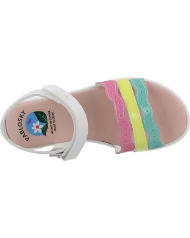 KINDER SANDALEN PABLOSKY 441104P WEISS BLANCO