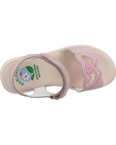 PABLOSKY SANDALIAS NINA MODELO 449170P COLOR ROSA ROSCRZ