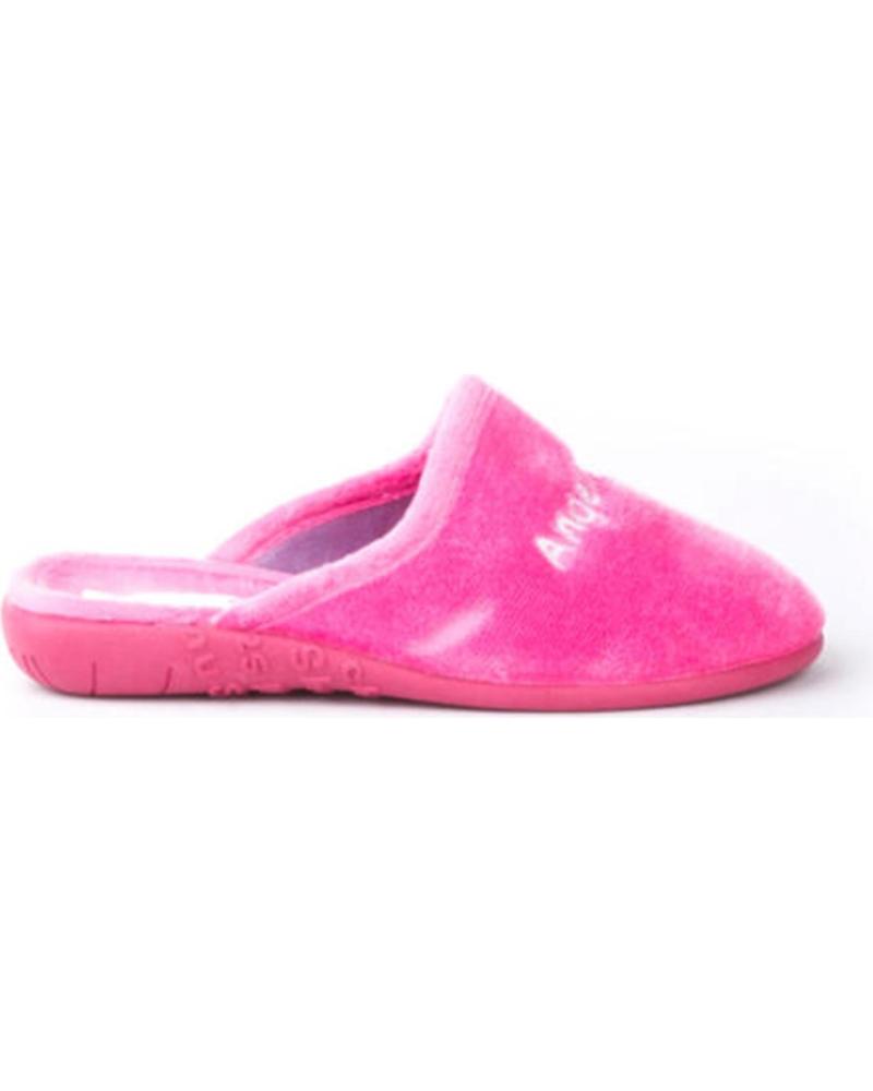 Hausschuhe für Damen und Mädchen ANGELITOS PANTUFLA 131 FUXIA