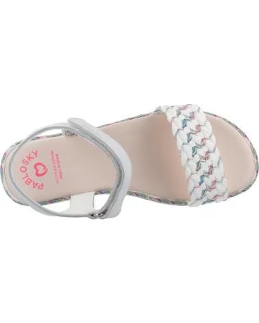 PABLOSKY SANDALIAS NINA MODELO 449700P COLOR BLANCO