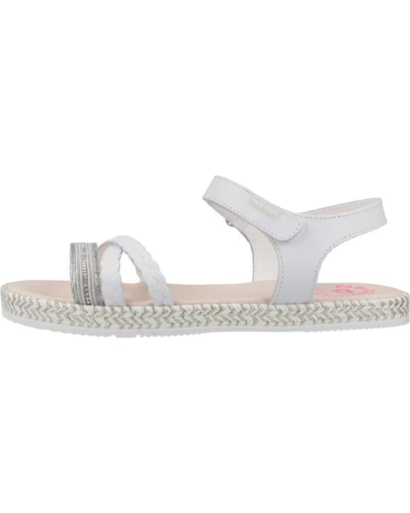 PABLOSKY SANDALIAS NINA MODELO 450000P COLOR BLANCO