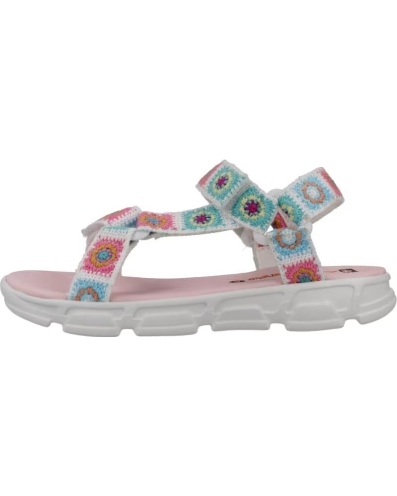 PABLOSKY SANDALIAS 9861 EN MULTICOLOR PARA NINAS BLANCO