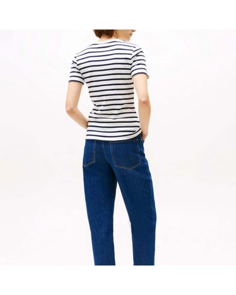 TOMMY HILFIGER T-SHIRT WW0WW40587 RAYÉ 03L