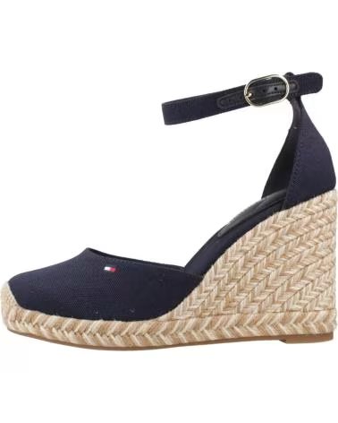 TOMMY HILFIGER PLATEAU SANDALEN 1000152365 FW0FW09225 BLAU DW6