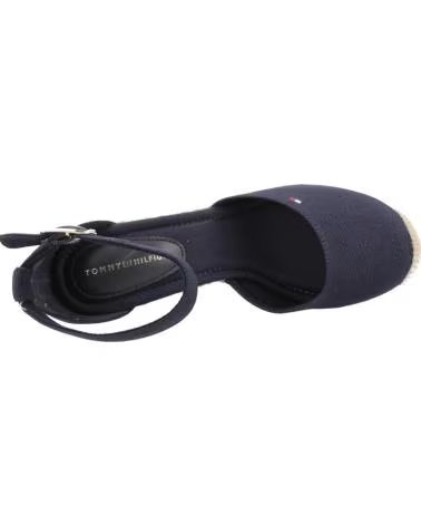 TOMMY HILFIGER PLATEAU SANDALEN 1000152365 FW0FW09225 BLAU DW6