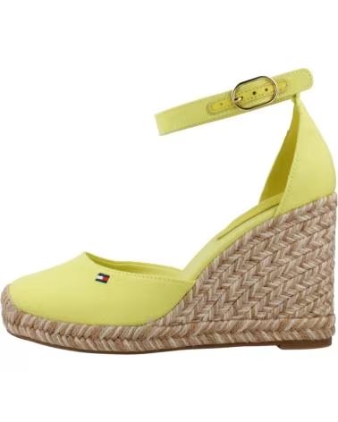 TOMMY HILFIGER SANDALES FW0FW09225 À COMPENSÉES JAUNE LSK