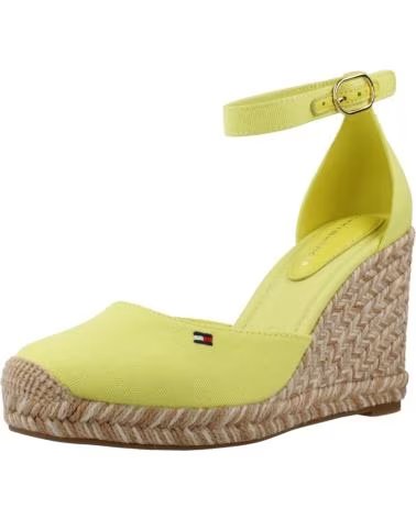 TOMMY HILFIGER SANDALES FW0FW09225 À COMPENSÉES JAUNE LSK