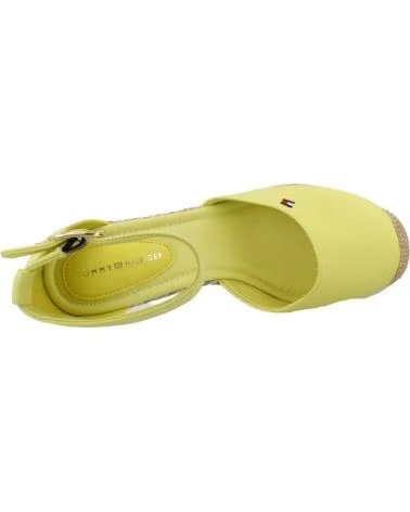 TOMMY HILFIGER SANDALES FW0FW09225 À COMPENSÉES JAUNE LSK