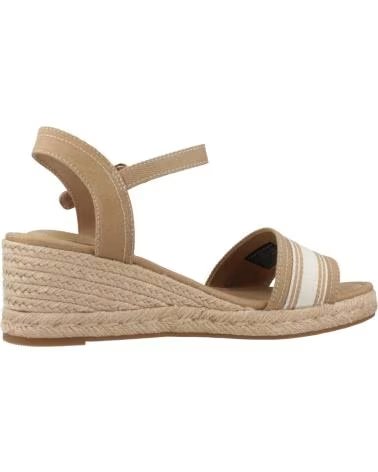 TOMMY HILFIGER SANDALI CON ZEPPA FW0FW09230 SAFARI CANVAS RBC