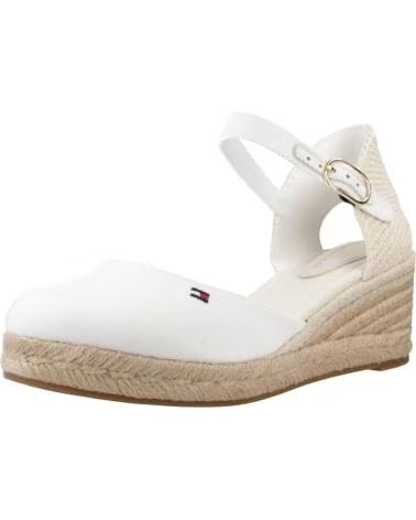 TOMMY HILFIGER Sandalias De Plataforma Eileen en blanco para mujer BLANCO