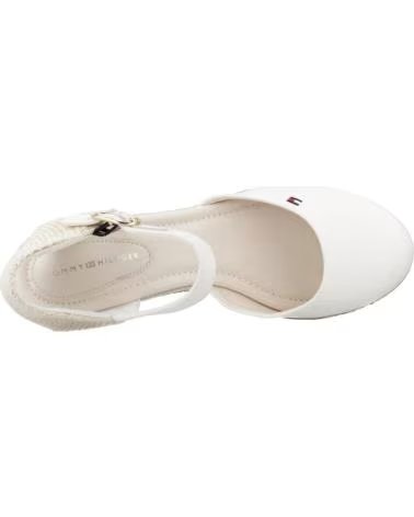 TOMMY HILFIGER Sandalias De Plataforma Eileen en blanco para mujer BLANCO