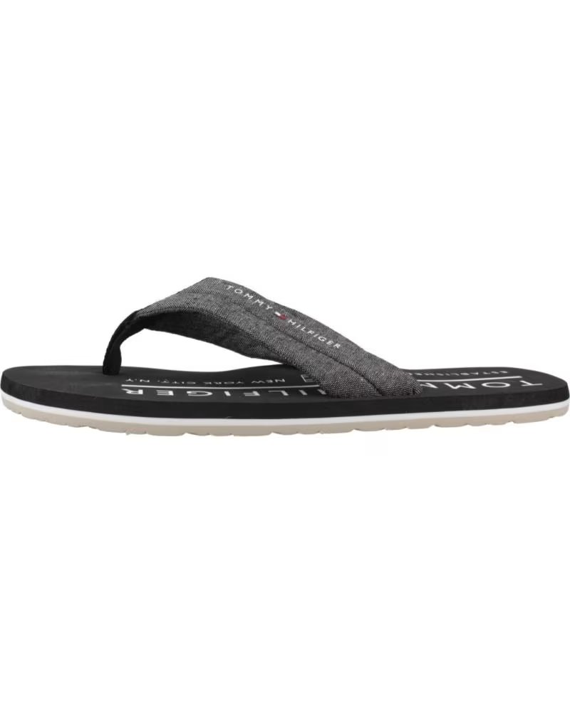 TOMMY HILFIGER Chanclas 1000149389 en negro para hombre CHAMBRAY BEACH