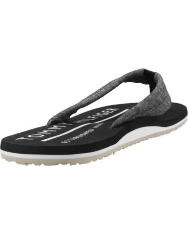 TOMMY HILFIGER Chanclas 1000149389 en negro para hombre CHAMBRAY BEACH