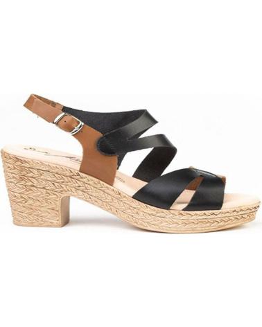 Woman Sandals EVA MAÑAS SANDALIA PULSERA CRUZADA 1233 CUERO
