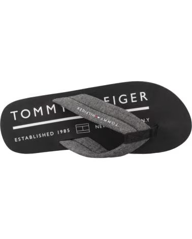 TOMMY HILFIGER Chanclas 1000149389 en negro para hombre CHAMBRAY BEACH
