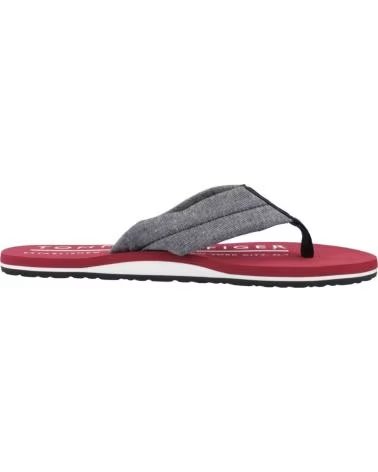 TOMMY HILFIGER CHINELOS CHAMBRAY BEACH HOMEM VERMELHO DW5