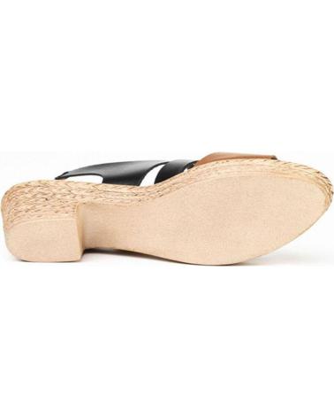 Woman Sandals EVA MAÑAS SANDALIA PULSERA CRUZADA 1233 CUERO