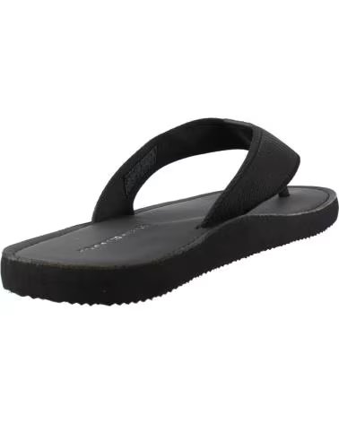 TOMMY HILFIGER SANDALIAS HOMBRE MODELO HILFIGER LEATHER BEACH COLOR NEGRO B BDS