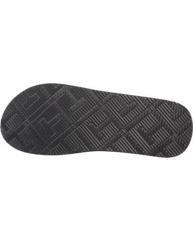 TOMMY HILFIGER SANDALIAS HOMBRE MODELO HILFIGER LEATHER BEACH COLOR NEGRO B BDS