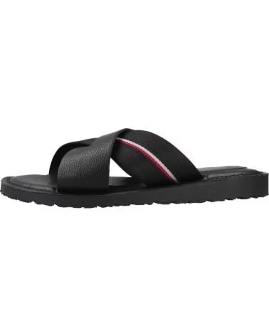 TOMMY HILFIGER SANDÁLIAS CORE LTH CRISS PRETAS BDS