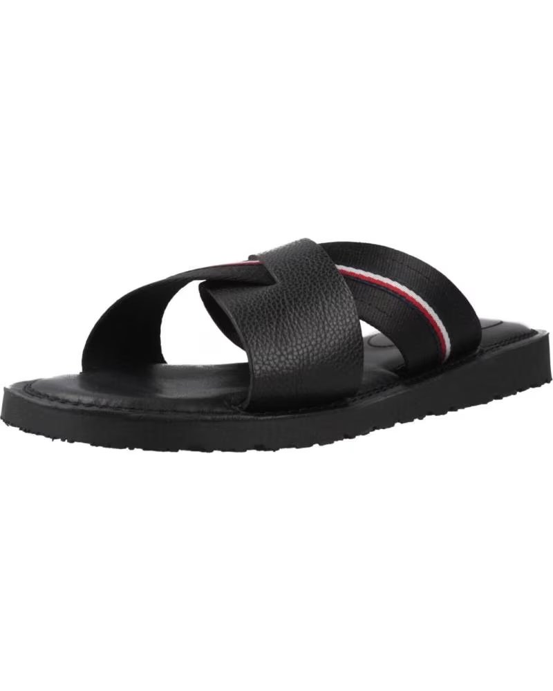 TOMMY HILFIGER SANDÁLIAS CORE LTH CRISS PRETAS BDS
