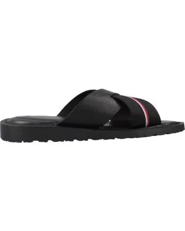 TOMMY HILFIGER SANDÁLIAS CORE LTH CRISS PRETAS BDS