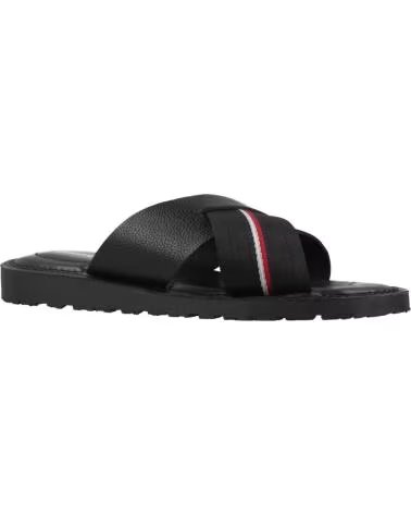 TOMMY HILFIGER SANDÁLIAS CORE LTH CRISS PRETAS BDS