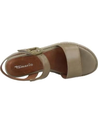 TAMARIS SANDALIAS MUJER MODELO 28247 46 VERDE SAGE PIEL