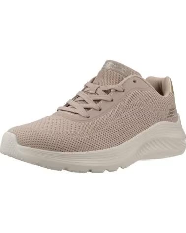 SCARPE DA DONNA SKECHERS BOBS SQUAD WAVE TAUPE MARRóN
