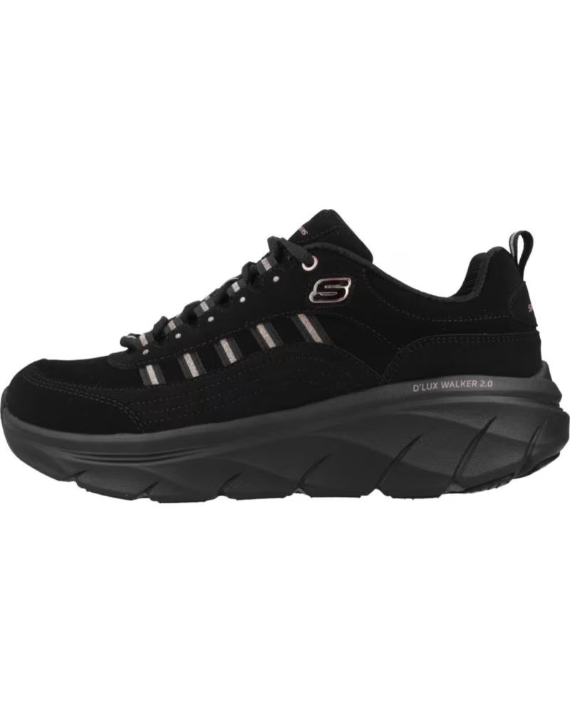 SKECHERS SNEAKERS D´LUX WALKER 20 GOLDEN NERO BKRG