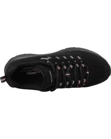 SKECHERS SNEAKERS D´LUX WALKER 20 GOLDEN NERO BKRG
