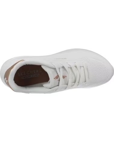SKECHERS BASKETS URBAINES UNO LITE SHIMMER ALONG 177291 BLANC WHT