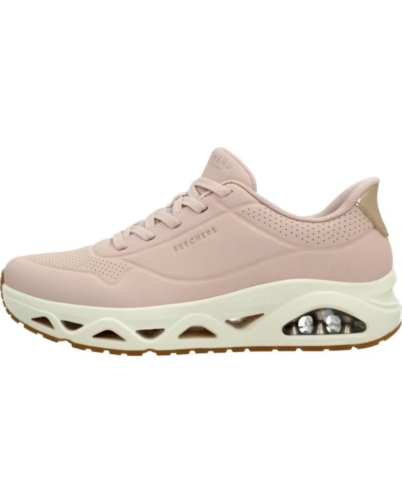 SKECHERS UNO GLIDE STEP ON AIR SNEAKER PINK BLSH