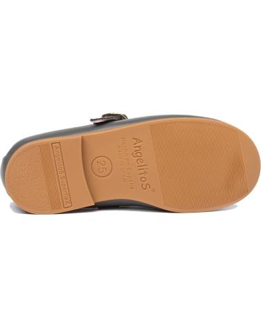 Ballerines pour Fille ANGELITOS FRANCESITA PIEL 1103 GRIS