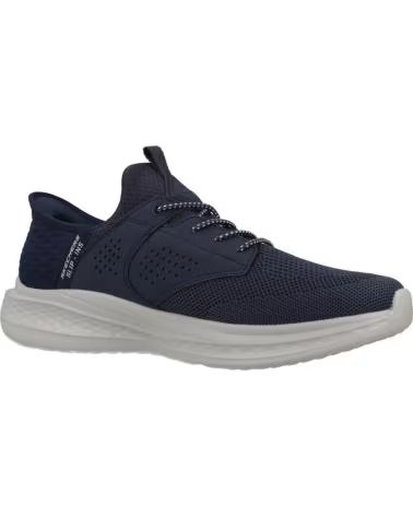 SKECHERS SCARPE DA GINNASTICA SLIP-INS SLADE CASTER BLU NVY