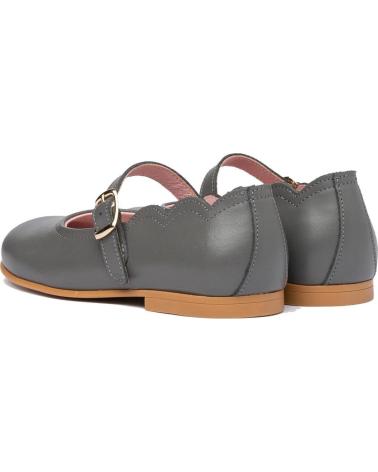 Ballerines pour Fille ANGELITOS FRANCESITA PIEL 1103 GRIS