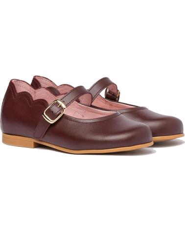 Ballerines pour Fille ANGELITOS FRANCESITA PIEL 1103 BURDEOS