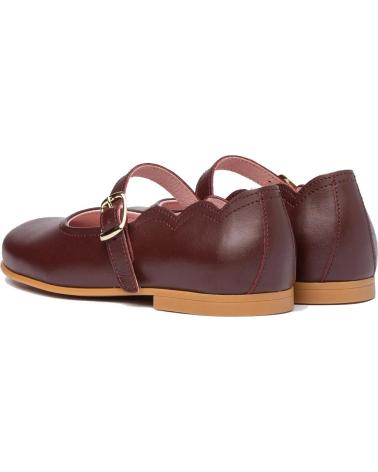 Ballerines pour Fille ANGELITOS FRANCESITA PIEL 1103 BURDEOS