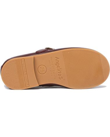 Ballerines pour Fille ANGELITOS FRANCESITA PIEL 1103 BURDEOS