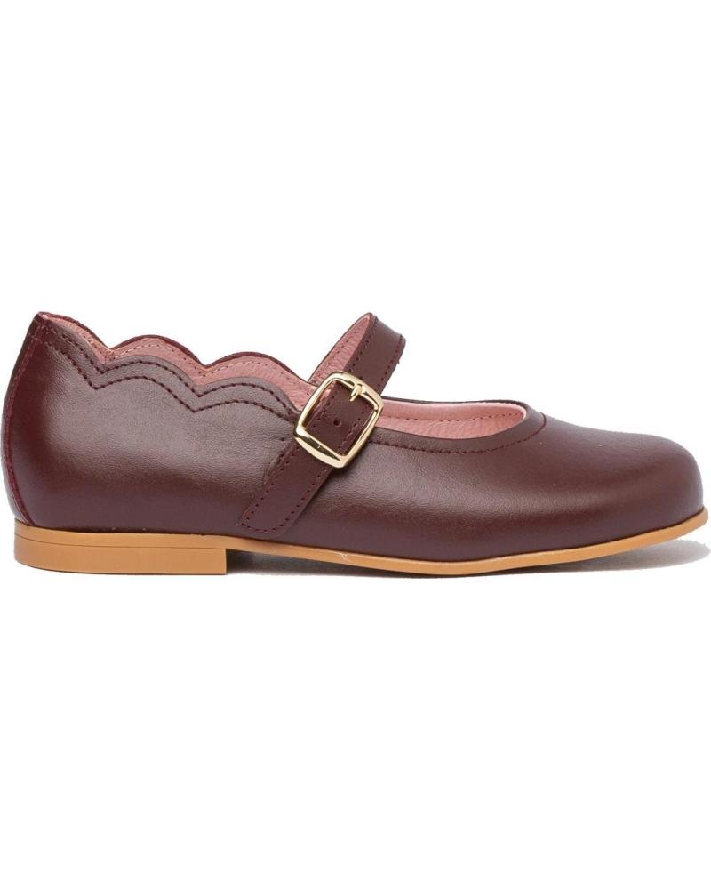 Ballerines pour Fille ANGELITOS FRANCESITA PIEL 1103 BURDEOS