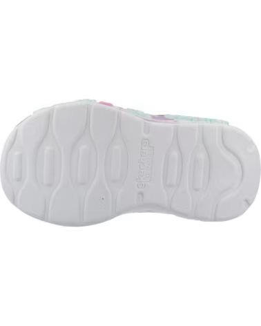 SKECHERS BASKETS FILLE LIGHTS LIL BUTTERFLY BLIS VIOLET LVMT