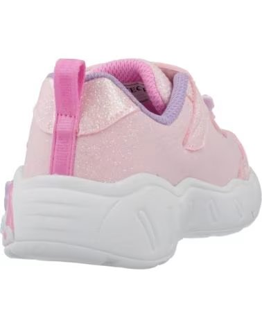 SKECHERS GIRLS LIGHTS LIL BUTTERFLY SNEAKERS PINK LPMT