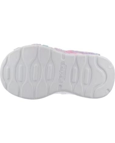 SKECHERS GIRLS LIGHTS LIL BUTTERFLY SNEAKERS PINK LPMT