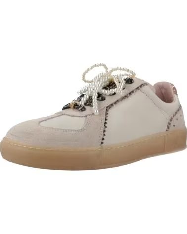 GIO DAMEN SNEAKER COMBI BEIGE LEOPARD